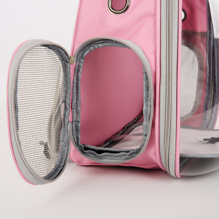Pet Outdoor Carrier Backpack Cat Dog Puppy Travel Space Capsule Shoulder Bag