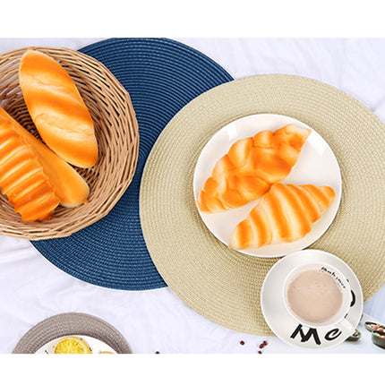 4PCS Table Mats Cup Mats Round Bowl Mats Heat Insulation Set for Household Use