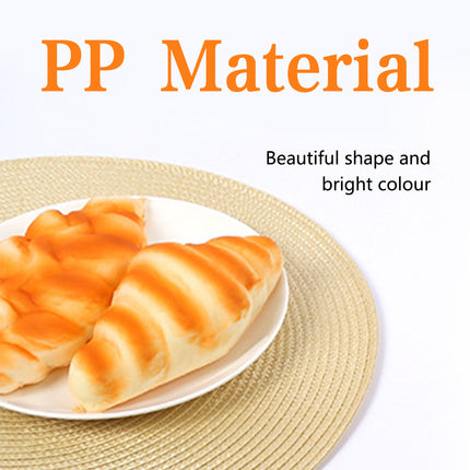 4PCS Table Mats Cup Mats Round Bowl Mats Heat Insulation Set for Household Use