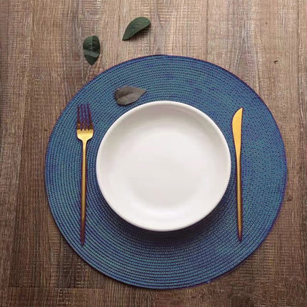 4PCS Table Mats Cup Mats Round Bowl Mats Heat Insulation Set for Household Use