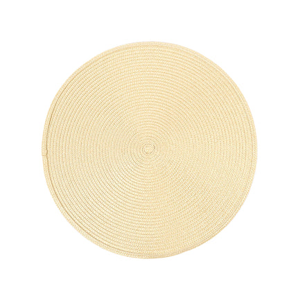 4PCS Table Mats Cup Mats Round Bowl Mats Heat Insulation Set for Household Use