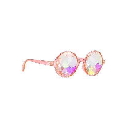 Festival Rave Kaleidoscope Glasses Prism Lens Crystal Effect Party Sunglasses