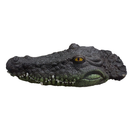 Floating Alligator Head Pond Ornament Garden Pool Animal Decor Simulation Model