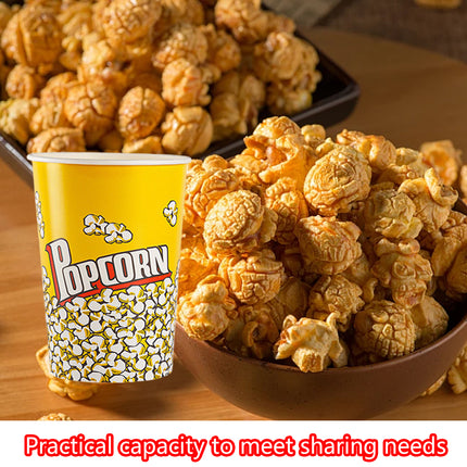 Disposable Popcorn Bucket 50PCS Pack 46/64OZ for Movie Party Snack Container