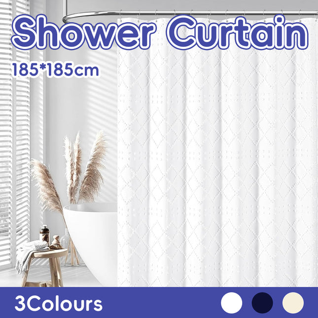 Waterproof Shower Curtain Mildew Resistant For Bathroom Bathtub Water Proof