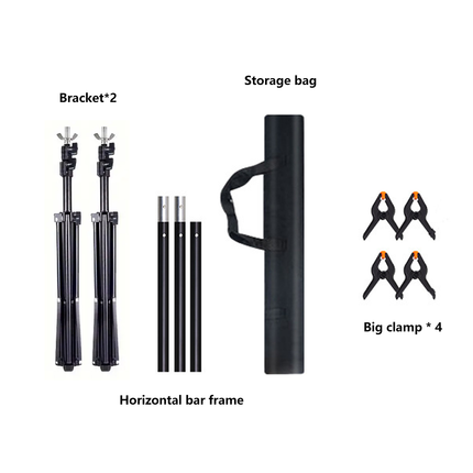 Live Streaming Photography Backdrop Frame Sturdy Durable for Video Shooting