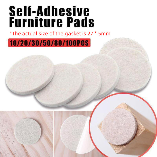 Felt Pad Furniture Floor Protector Pads Self Adhesive Round Heavy Duty