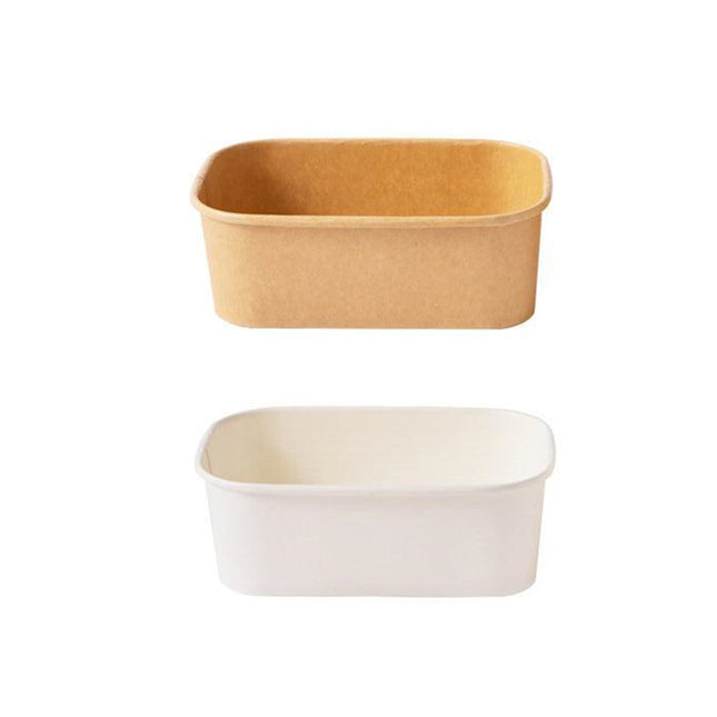 Kraft Paper Bowl for Takeaway Leak-Proof Disposable Food Container