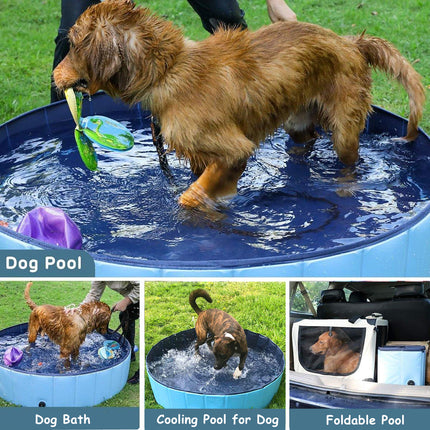 Pet Swimming Pool Foldable Portable Pool for Dogs Outdoor Summer Play