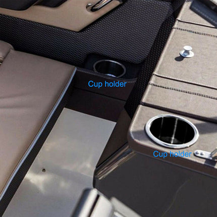 4PCS Plastic Recessed Cup Drink Holders Black Drop In Style for Car Boat Marine RV