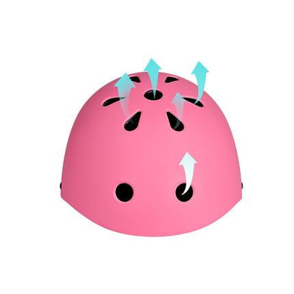 Pink Bike and Skate Helmet Adjustable Headgear for Youth and General Use