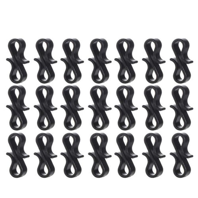 50PCS Led Fairy Lights Gutter Hooks Heavy Duty Clips Party Led Fairy Light