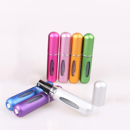 Travel Portable Mini Reusable Perfume Atomizer Bottle Scent Pump Spray 5Ml - Aimall