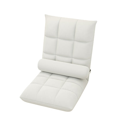 Artiss Floor Lounge Sofa Bed Chair with Lumbar Pillow Folding Adjustable Cushion