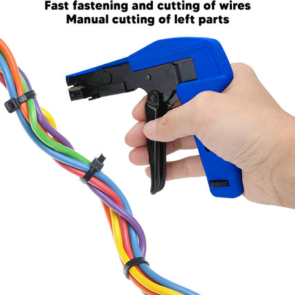 Cable Tie Tensioning and Cutting Tool for 2.4–4.8mm Nylon Wire