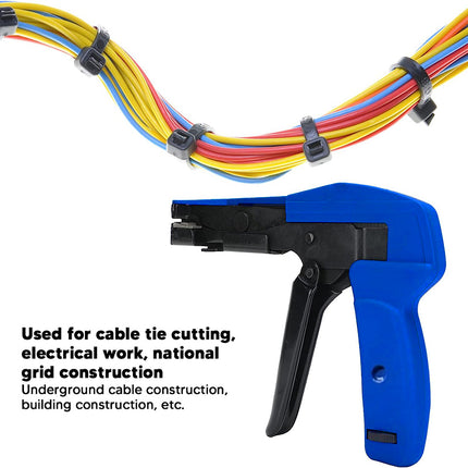 Cable Tie Tensioning and Cutting Tool for 2.4–4.8mm Nylon Wire