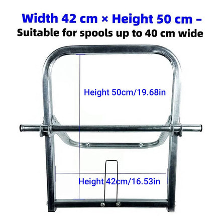 Cable Drum Holder Stand Rg6 Telstra Nbn Wire Reel Caddy Foldable Bearing Roller