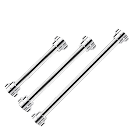 Adjustable Tension Rod Extendable Rack Shower Wind Curtain Closet Pole 50-160cm