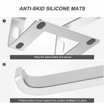 Desk Laptop Stand Aluminium Riser Compatible with 11 to 15 Inch Laptops