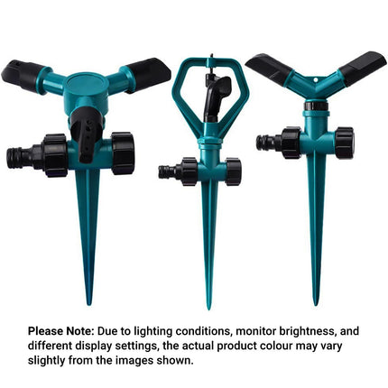 360° Rotation Auto Irrigation System Garden Lawn Sprinkler Patio Save Water Use