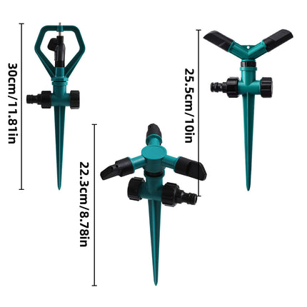 360° Rotation Auto Irrigation System Garden Lawn Sprinkler Patio Save Water Use