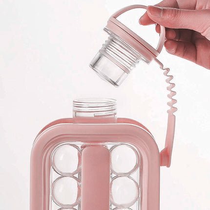 Foldable Ice Cube Tray Mold Easy Release Reusable Travel Kitchen Freezer Tool