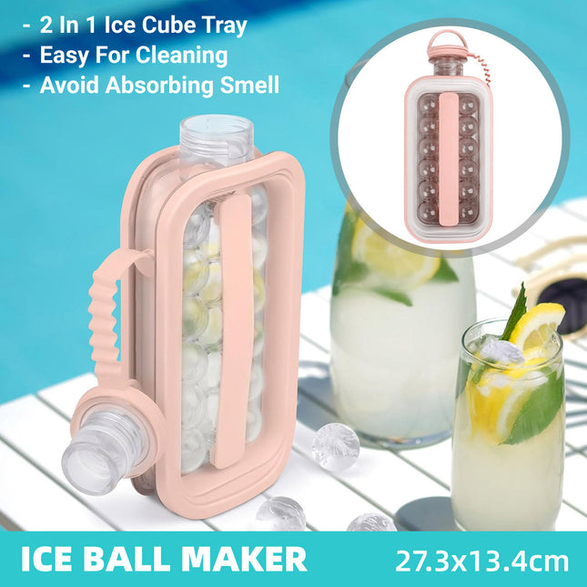 Foldable Ice Cube Tray Mold Easy Release Reusable Travel Kitchen Freezer Tool