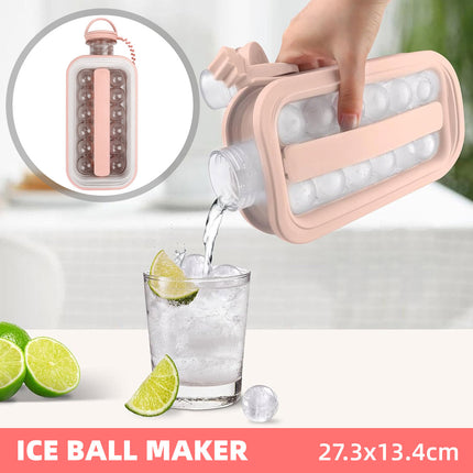 Foldable Ice Cube Tray Mold Easy Release Reusable Travel Kitchen Freezer Tool