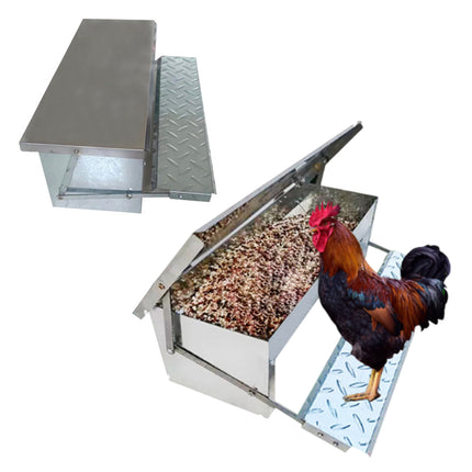 Giantz Automatic Chicken Feeder Auto Coop Chick Poultry Treadle Self Opening