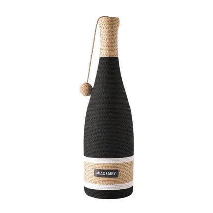 Vertical Cat Claw Wine Bottle Toy Kitten Scratcher Interactive Pet Play Chew Fun
