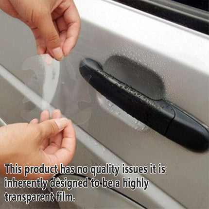4Pcs Invisible Car Door Handle Films Protective Scratches Protector Accessories
