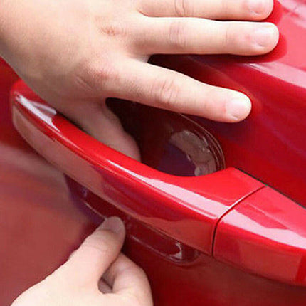 4Pcs Invisible Car Door Handle Films Protective Scratches Protector Accessories