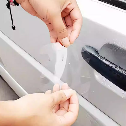 4Pcs Invisible Car Door Handle Films Protective Scratches Protector Accessories