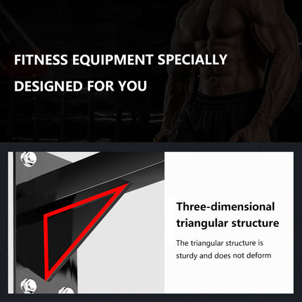 Wall-Mounted Pull Up Bar Fitness Device Strength Training Home Gym Exercise