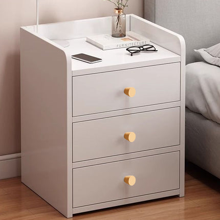 3 Drawer Bedroom Bedside Storage Cabinet Standard Space Saving Sturdy Durable