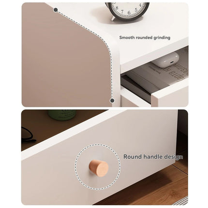 3 Drawer Bedroom Bedside Storage Cabinet Standard Space Saving Sturdy Durable