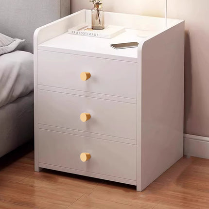 3 Drawer Bedroom Bedside Storage Cabinet Standard Space Saving Sturdy Durable