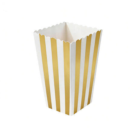 100PCS Popcorn Box Food-Grade Large Capacity Disposable Snack Boxes for Party