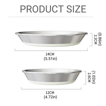 AntiSlip Cat Bowl Pet Food Basin Cat and Dog Feeding Bowl Universal Pet Dish