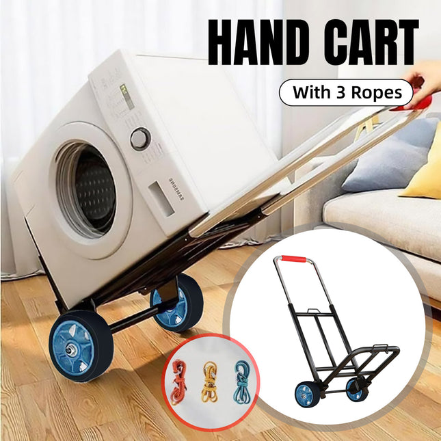 Folding Hand Trolley Heavy Duty Solid Wheel or Stair Climber Tri Wheel for Moving