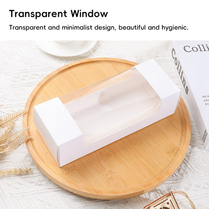 50PCS Gift Boxes with Clear Window Jewelry Presentation Boxes for Retail