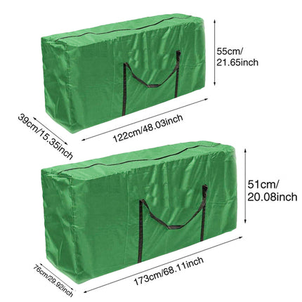 Extra Large Heavy Duty Storage Bag Waterproof Garden Furniture Cover Organizer
