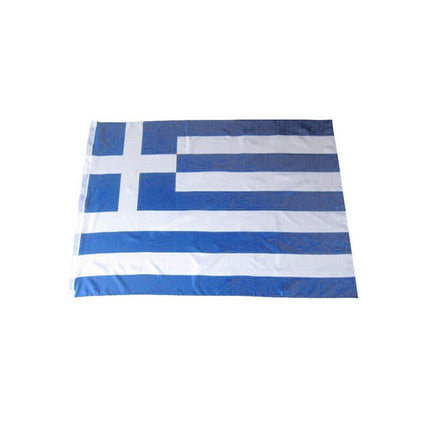 Large Greece Greek Flag Heavy Duty Outdoor 90 X 150 Cm - 3Ft X 5Ft