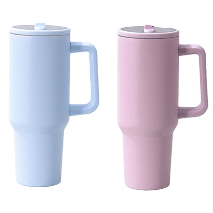 Travel Tumbler 40oz Stainless Steel Insulated Mug with Lid Handle for Drinks