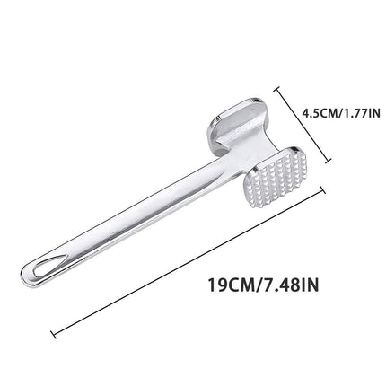 Aluminium Metal Meat Mallet Tenderizer Steak Beef Chicken Hammer Kitchen Tool