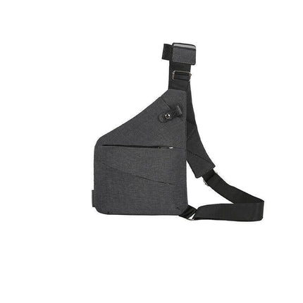 Waterproof Bag Personal Anti Theft Shoulder Man Pocket Portable Chest Travel Grey - Aimall