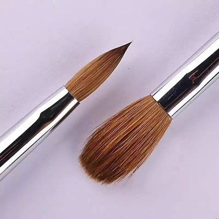 Kolinsky Acrylic Nail Art Brush Manicure Powder Professional Tools Size 2-18