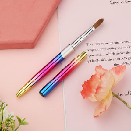 Kolinsky Acrylic Nail Art Brush Manicure Powder Professional Tools Size 2-18