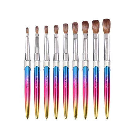 Kolinsky Acrylic Nail Art Brush Manicure Powder Professional Tools Size 2-18