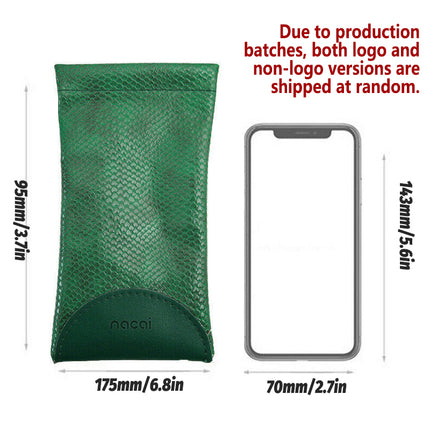 Mouth Snapped Sunglasses Eyeglass Glasses Case Soft Pouch Bag Pocket Spectacle